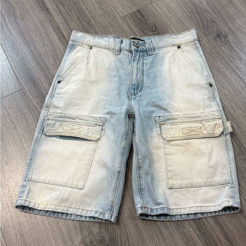 Serenede Light Blue Denim Jean shorts